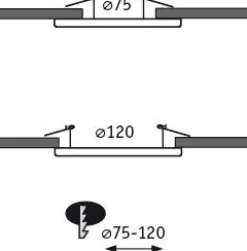 Adapter - Einbauleuchten-Einbauadapter Ø 130 mm