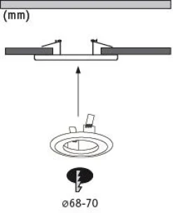 Adapter - Einbauleuchten-Einbauadapter Ø 130 mm