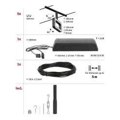 CorDuo LED Seilsystem - Frame Basisset