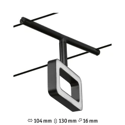CorDuo LED Seilsystem - Frame Einzelspot