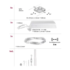 CorDuo LED Seilsystem - MacLED Basisset