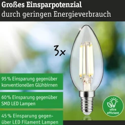 Efficient-Line Filament 230V - LED Kerze E14