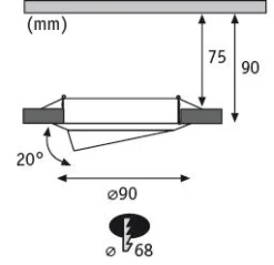 Einbauleuchte - Base Basisset schwenkbar