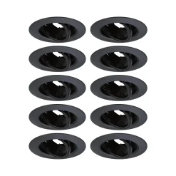 Einbauleuchte - 10er-Set schwenkbar