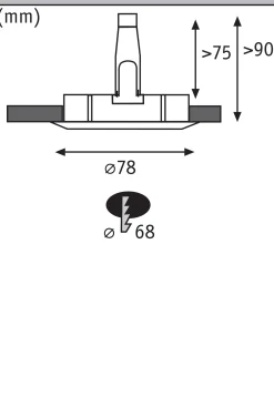 Einbauleuchte - Nova starr