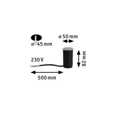 House LED Bodeneinbauleuchte - Warmweiß