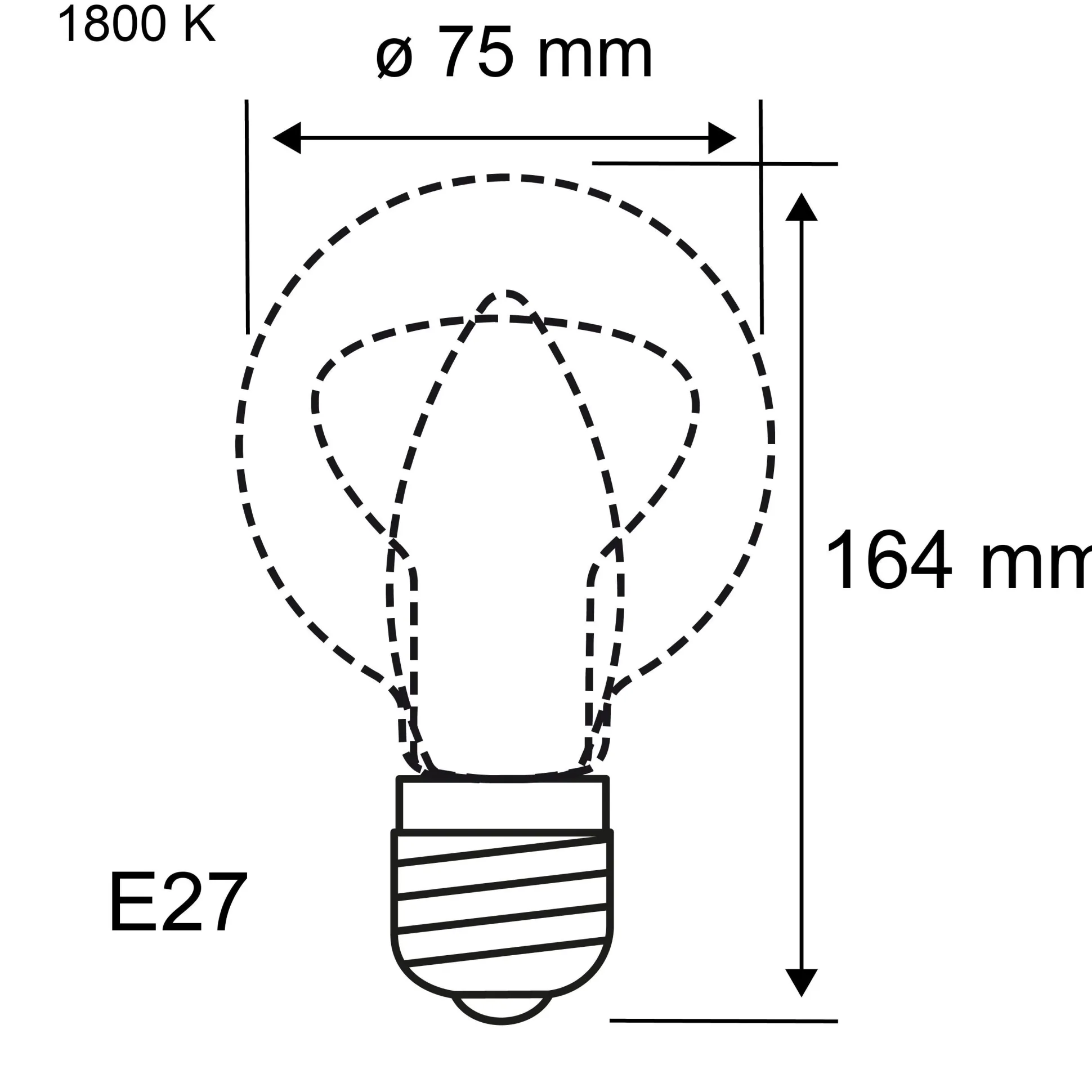 Inner Glow Edition LED Birne - Helix