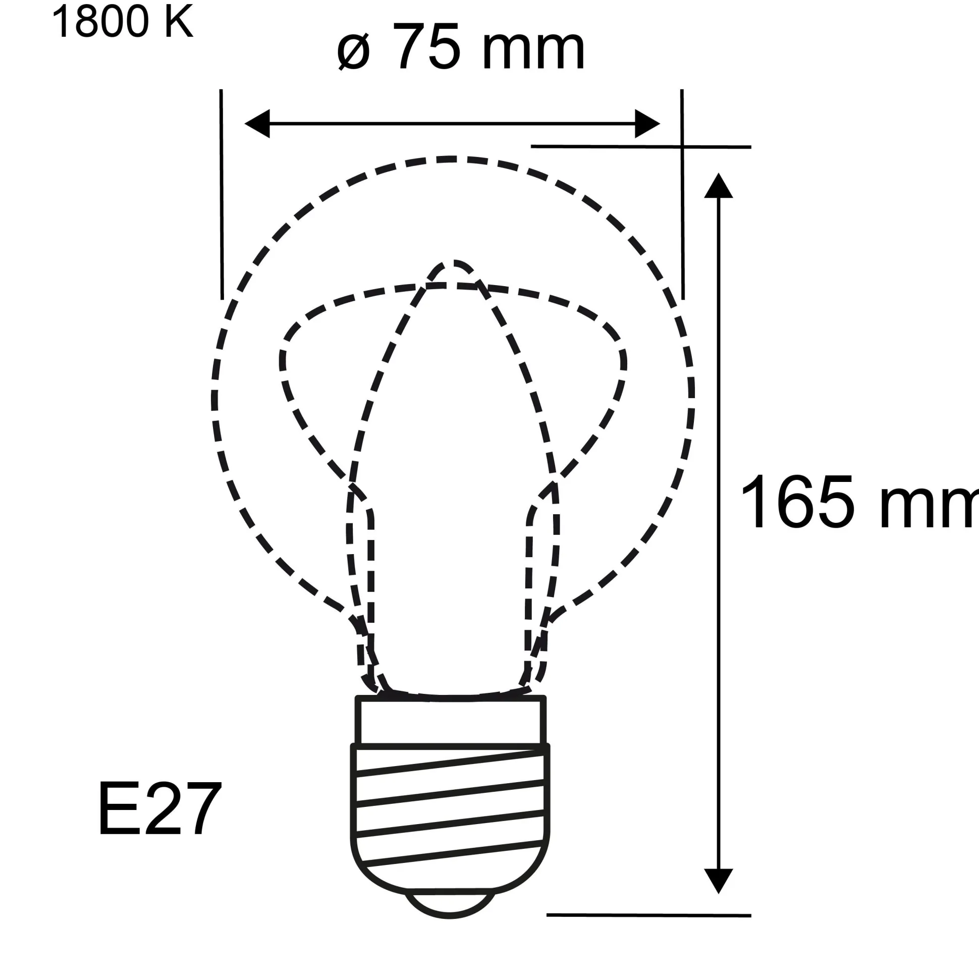 Inner Glow Edition LED Birne - Innenkolben Spiralmuster