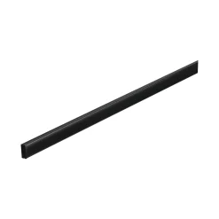LED Strip Profil - Base Schwarzer Diffusor 1m
