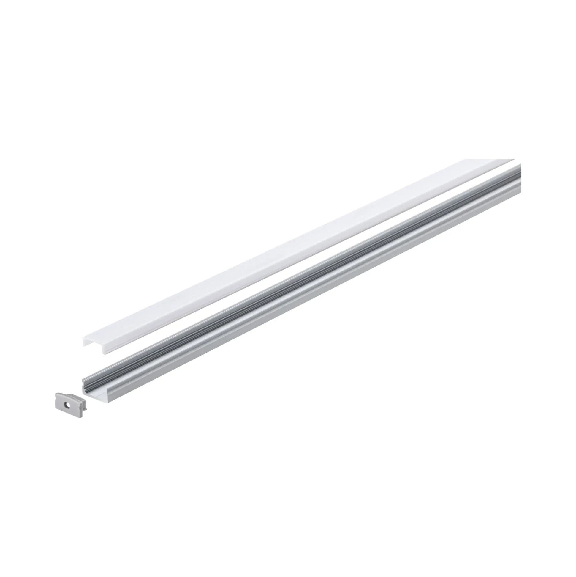 LED Strip Profil - Base Weißer Diffusor 1m