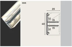 LED Strip Profil - Duo 1m
