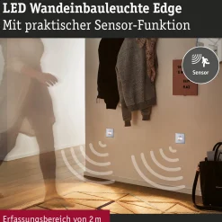 LED Wandeinbauleuchte - Edge Quadro