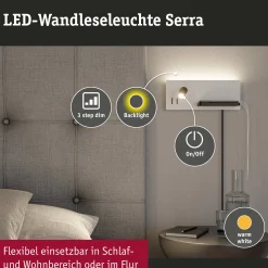 LED Wandleuchte - Serra USB C
