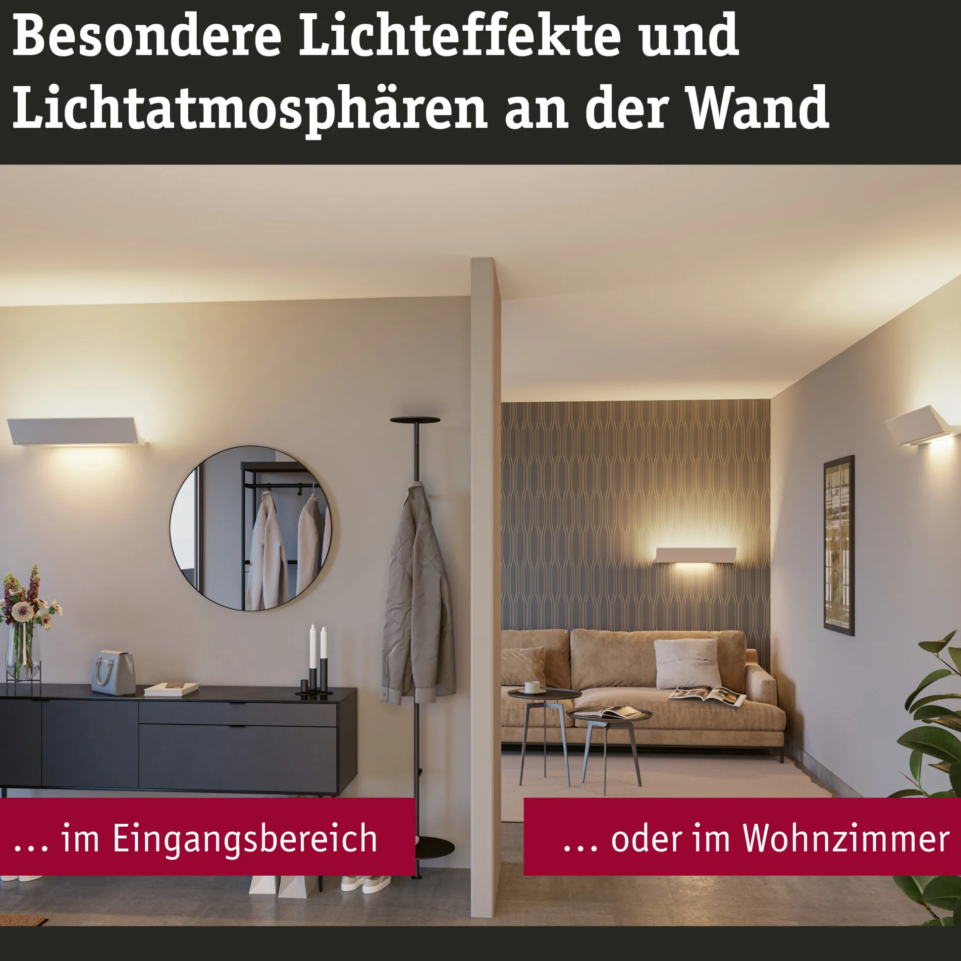 LED Wandleuchte Smart Home Zigbee 3.0 - Ranva