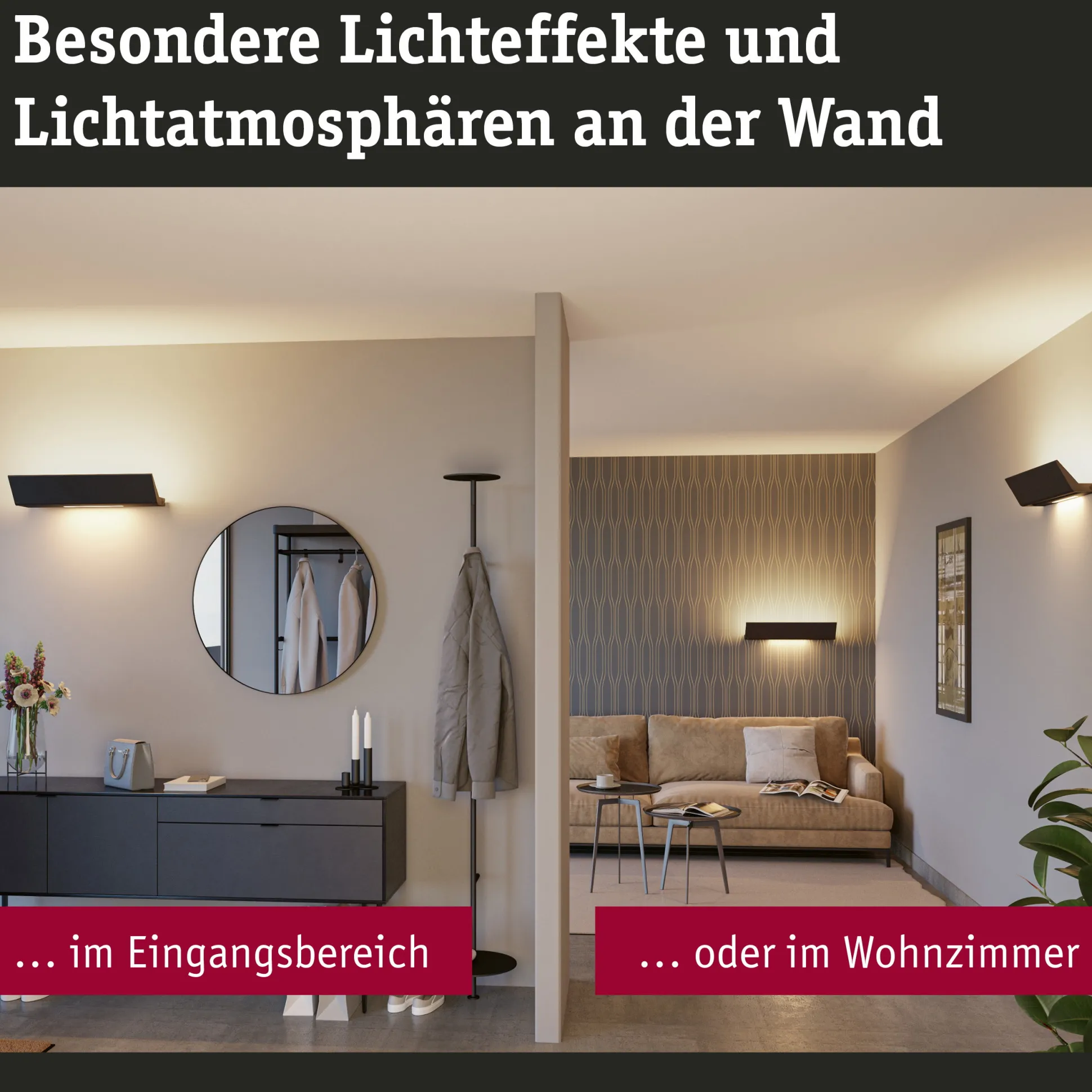 LED Wandleuchte 3-Step-Dim - Ranva