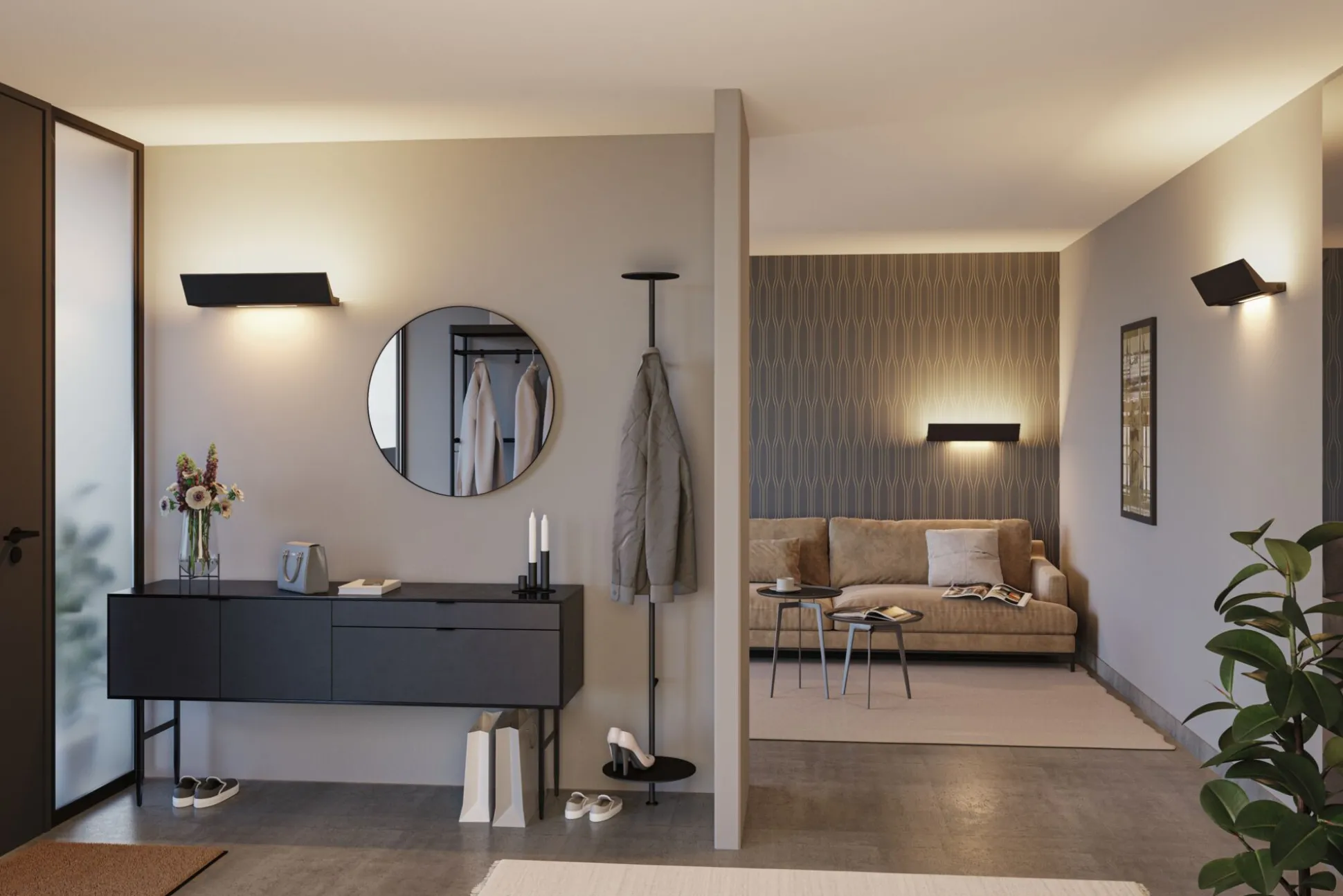 LED Wandleuchte 3-Step-Dim - Ranva