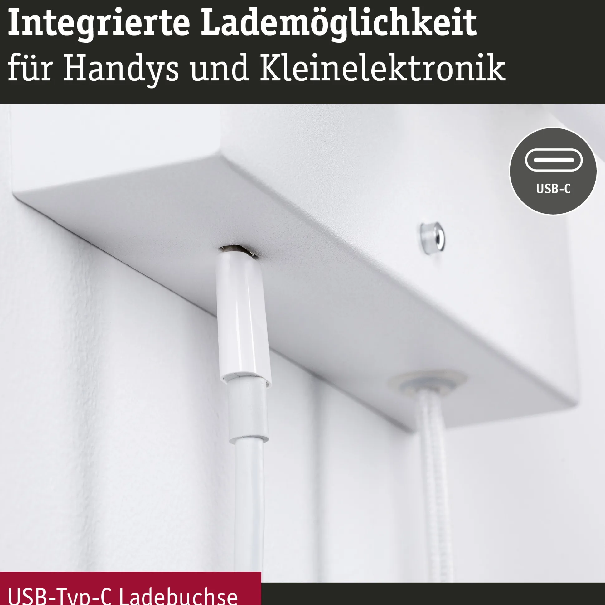 LED Wandleuchte 3-Step-Dim - Jerik USB C