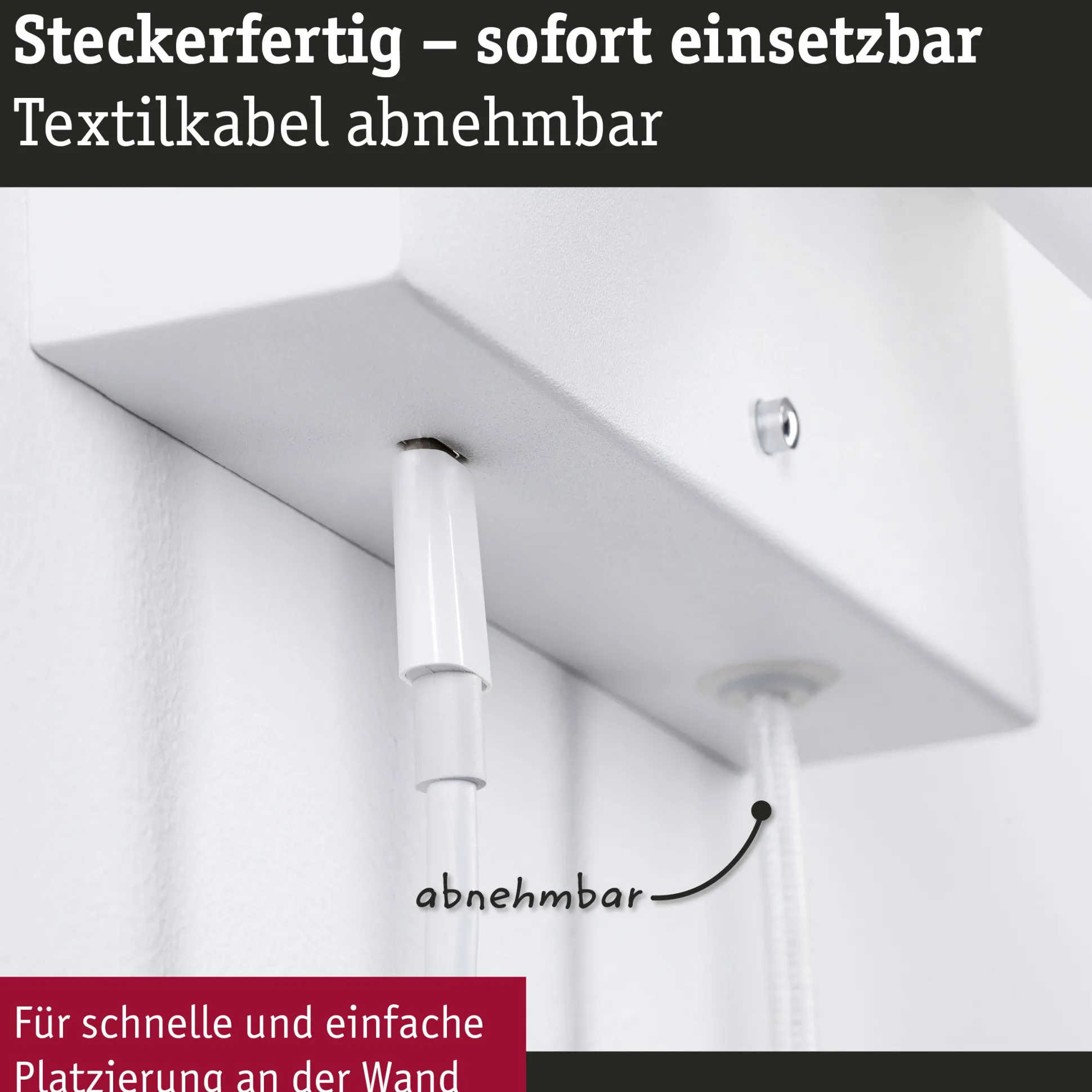 LED Wandleuchte 3-Step-Dim - Jerik USB C