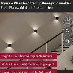 LED Akkuwandleuchte - Nyara