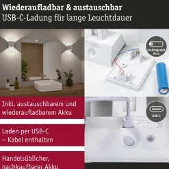 LED Akkuwandleuchte - Nyara