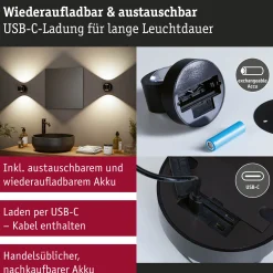LED Akkuwandleuchte - Zorik