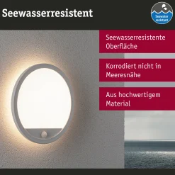 LED Außenpanel - Lamina Dämmerungsgesteuerter Bewegungsmelder (IR)