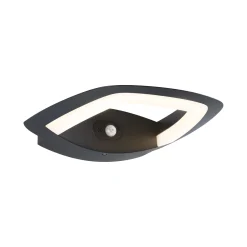 LED Außenwandleuchte - Akena Dämmerungsgesteuerter Bewegungsmelder (IR)