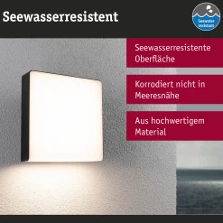 LED Außenwandleuchte - Azalena Dämmerungsgesteuerter Bewegungsmelder (HF)