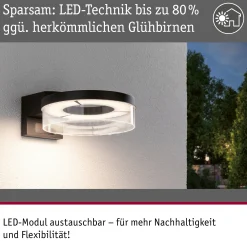LED Außenwandleuchte - Capera Dämmerungsgesteuerter Bewegungsmelder (IR)