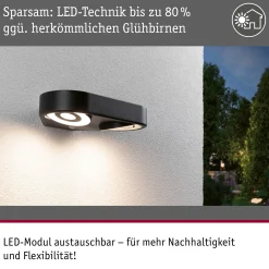 LED Außenwandleuchte - Silma