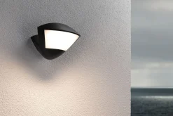 LED Außenwandleuchte Smart Home Zigbee 3.0 - Skyla Dämmerungsgesteuerter Bewegungsmelder (IR) insektenfreundlich