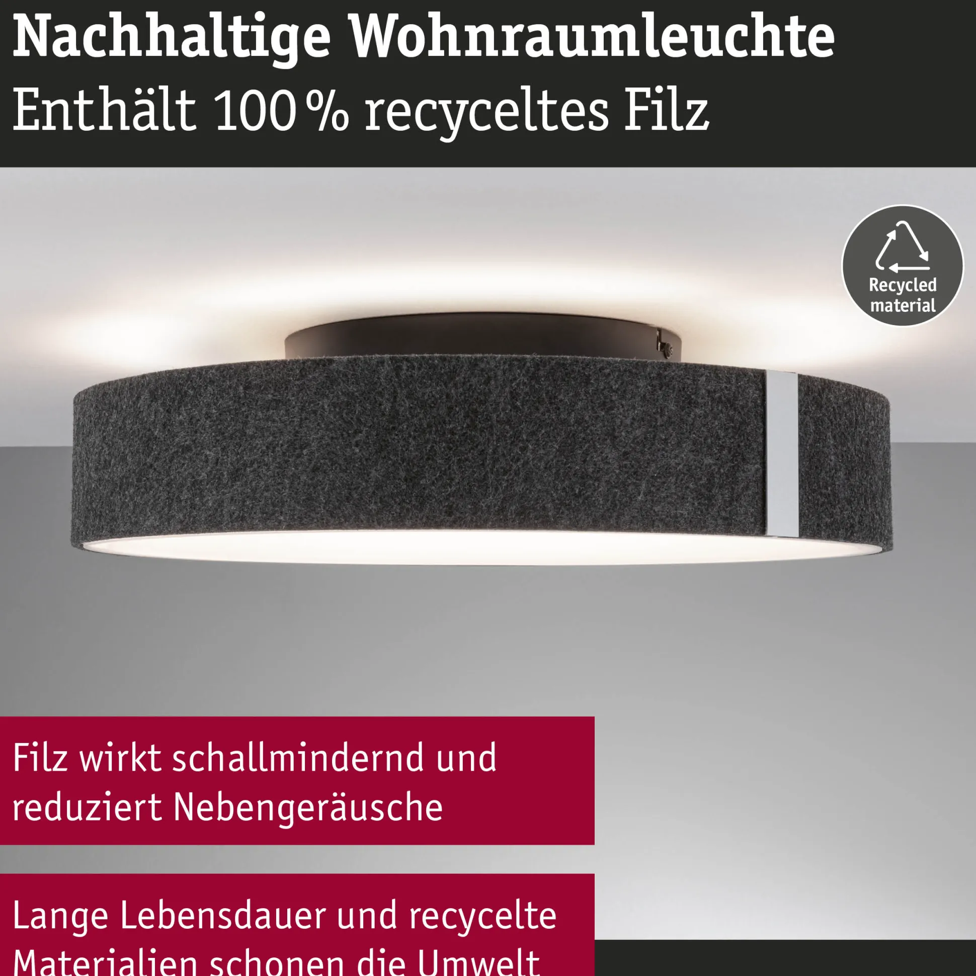 LED Deckenleuchte 3-Step-Dim - Malika