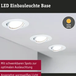 LED Einbauleuchte - Base Einzelleuchte schwenkbar