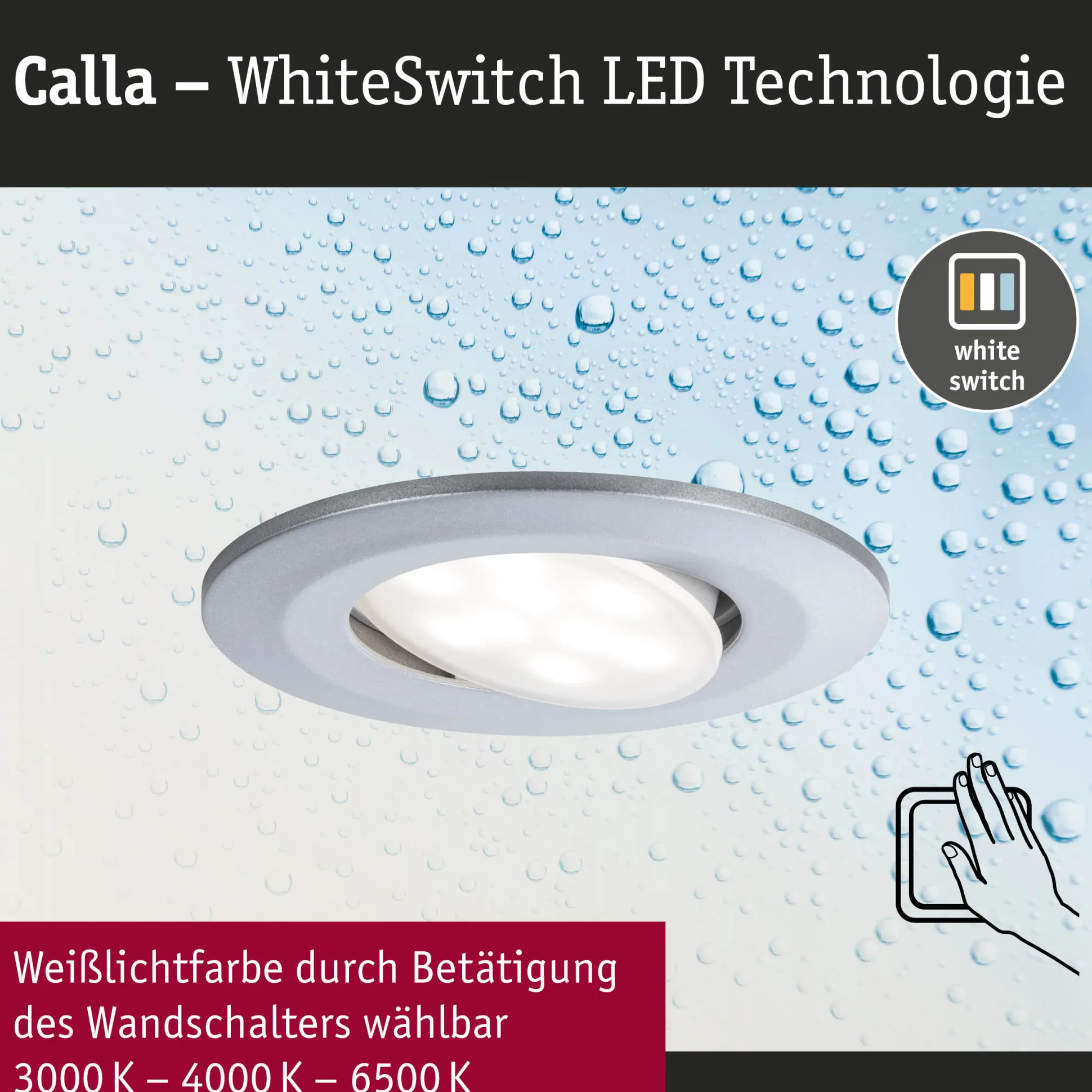 LED Einbauleuchte - Calla 10er-Set