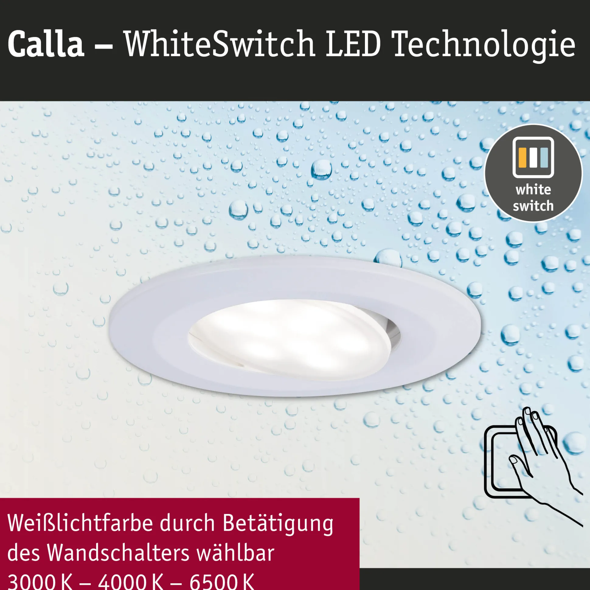 LED Einbauleuchte - Calla 10er-Set