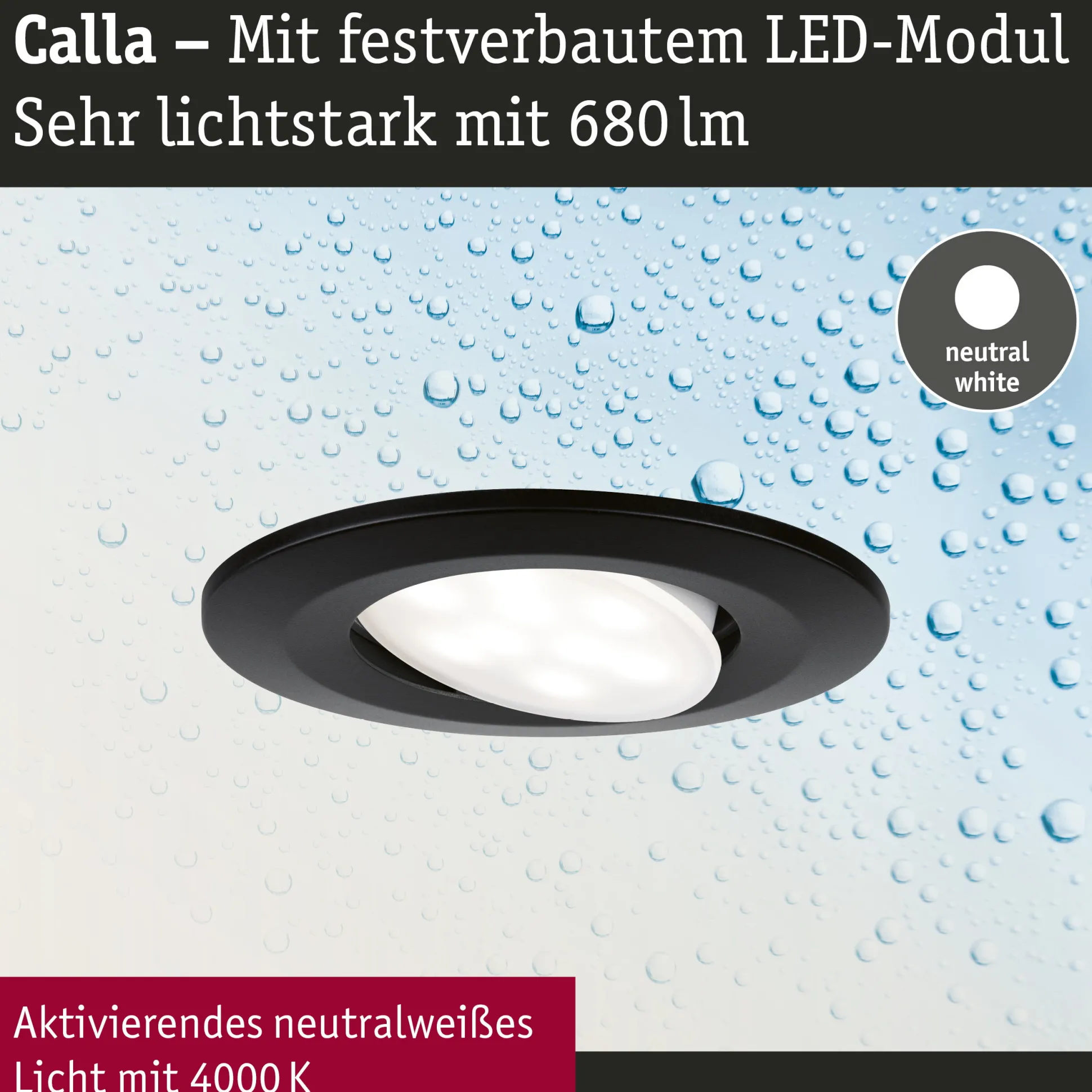 LED Einbauleuchte - Calla schwenkbar