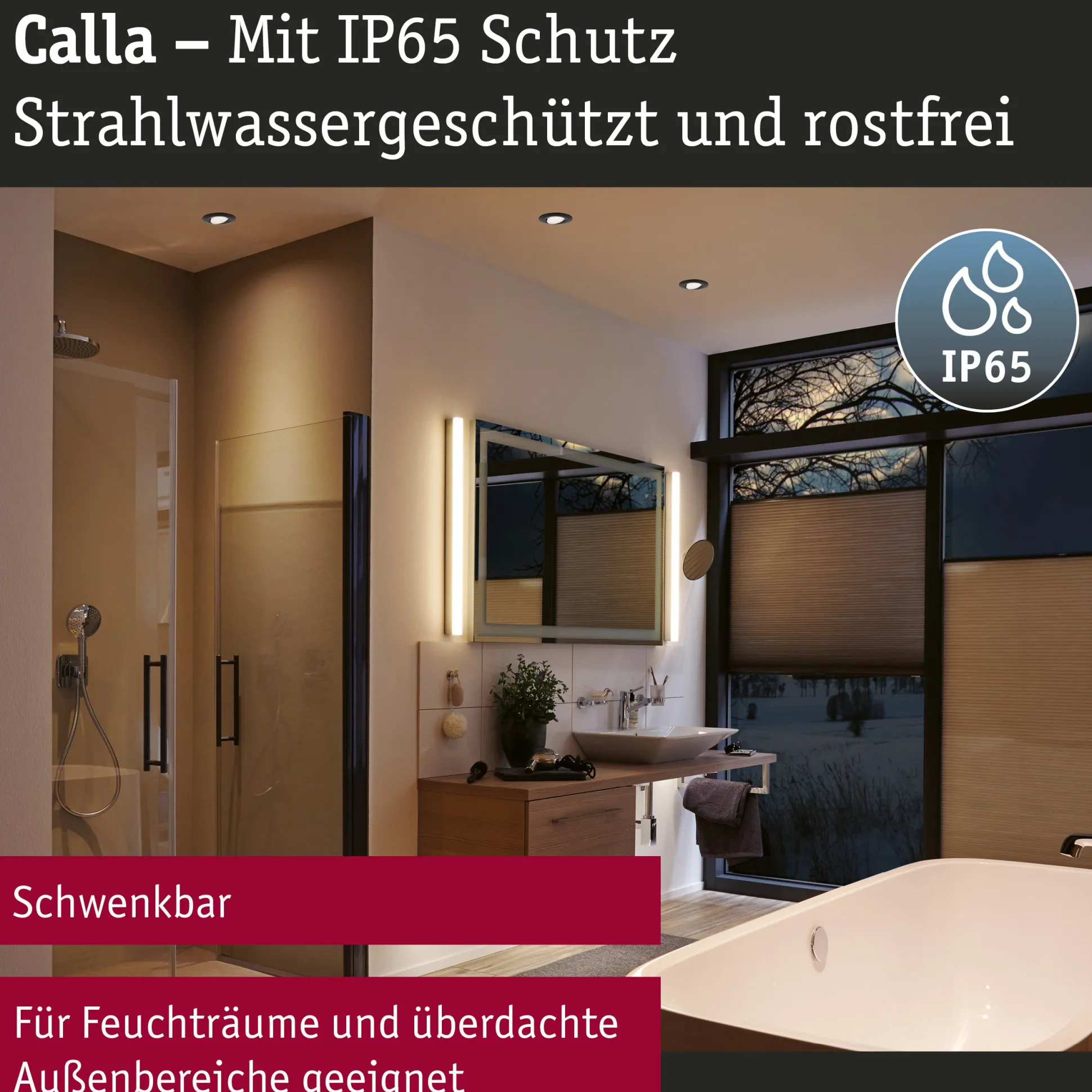 LED Einbauleuchte - Calla schwenkbar