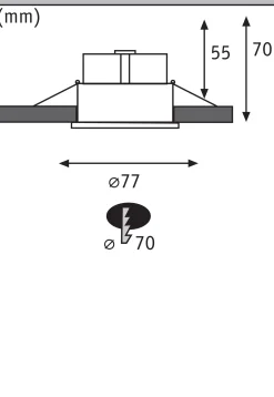 LED Einbauleuchte - Cymbal Einzelleuchte
