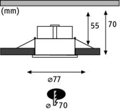 LED Einbauleuchte - Cymbal 3er-Set