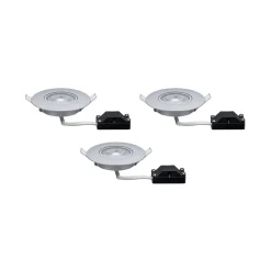 LED Einbauleuchte - 3er-Set schwenkbar