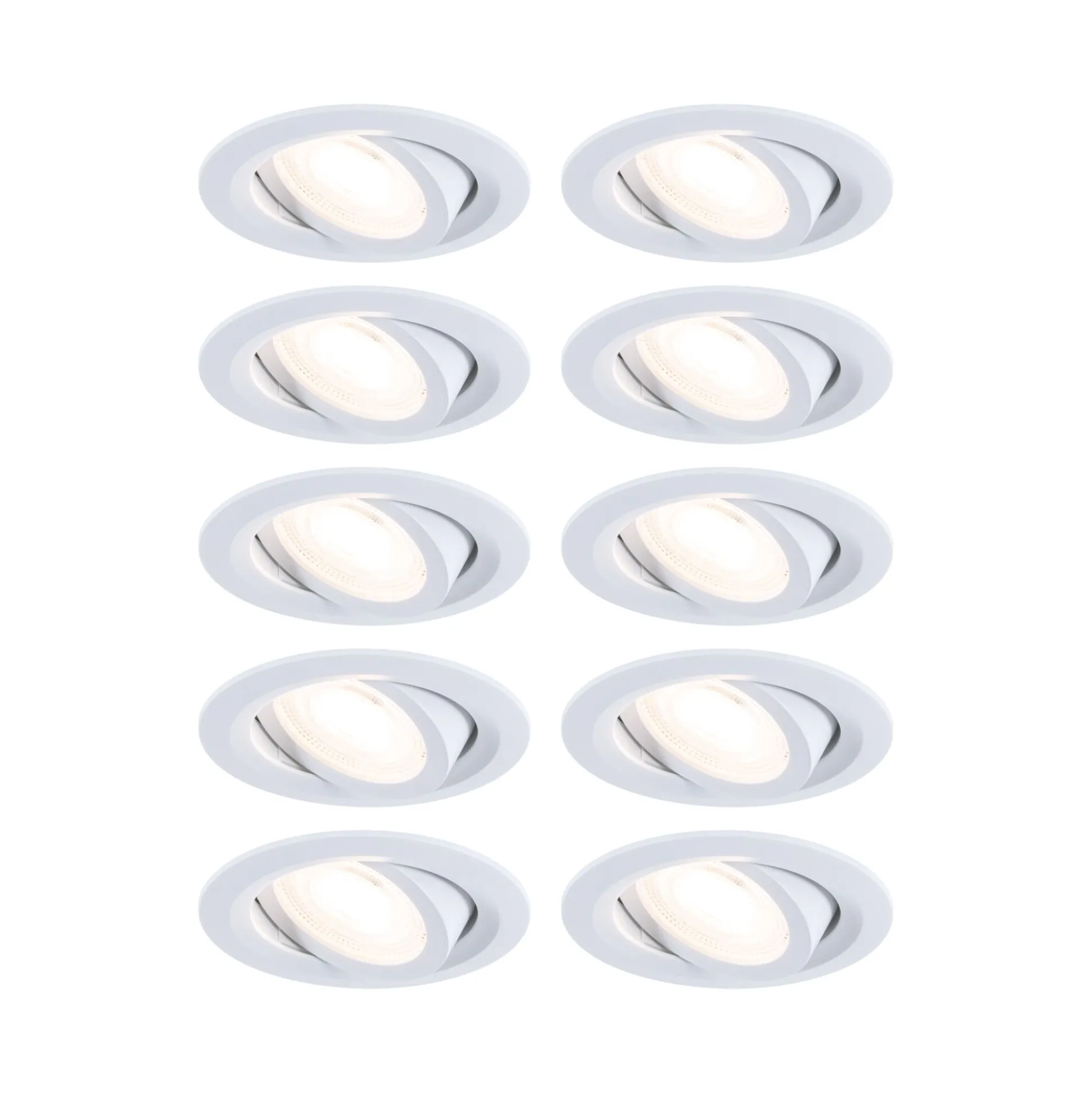 LED Einbauleuchte - FixedLED 10er-Set schwenkbar