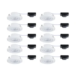 LED Einbauleuchte - FixedLED 10er-Set schwenkbar