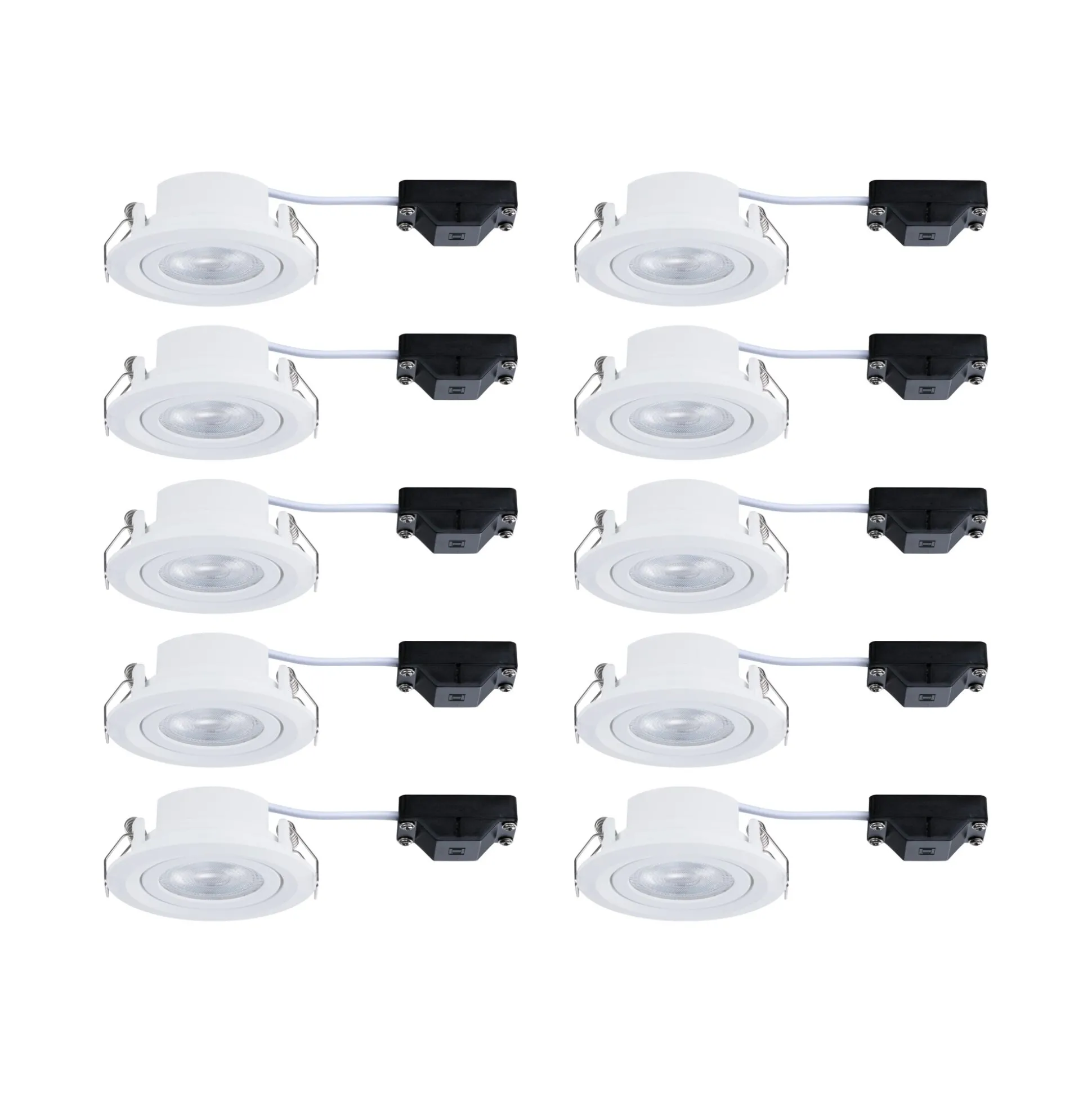 LED Einbauleuchte - FixedLED 10er-Set schwenkbar