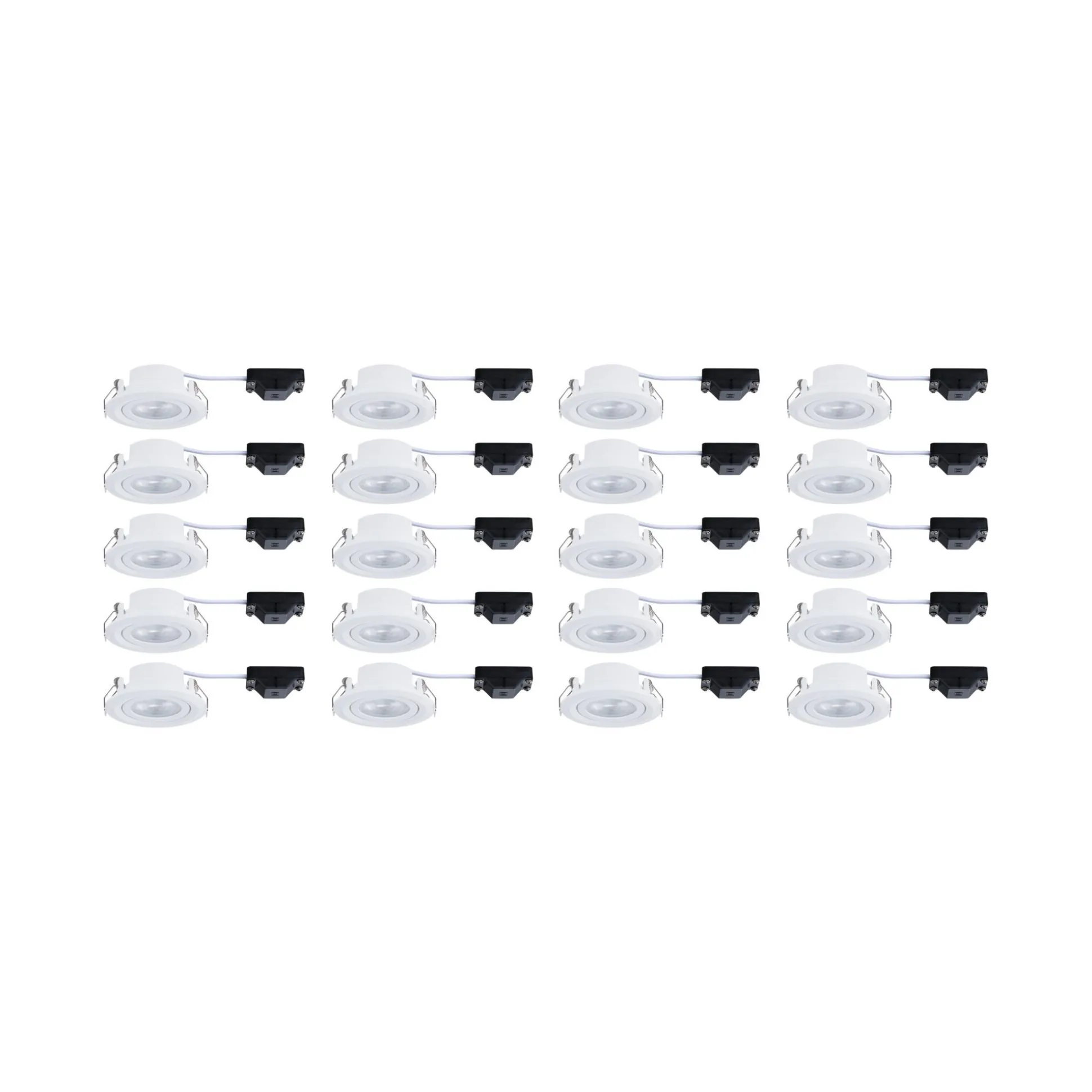 LED Einbauleuchte - FixedLED 20er-Set schwenkbar