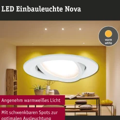 LED Einbauleuchte - Nova Einzelleuchte schwenkbar