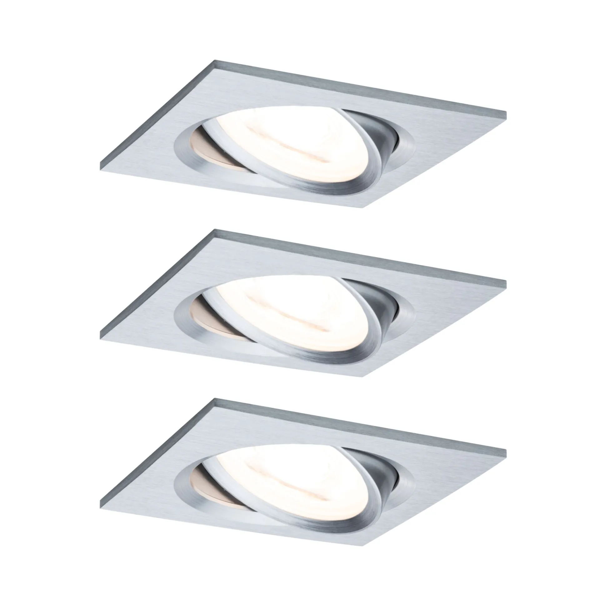 LED Einbauleuchte - Nova 3er-Set schwenkbar