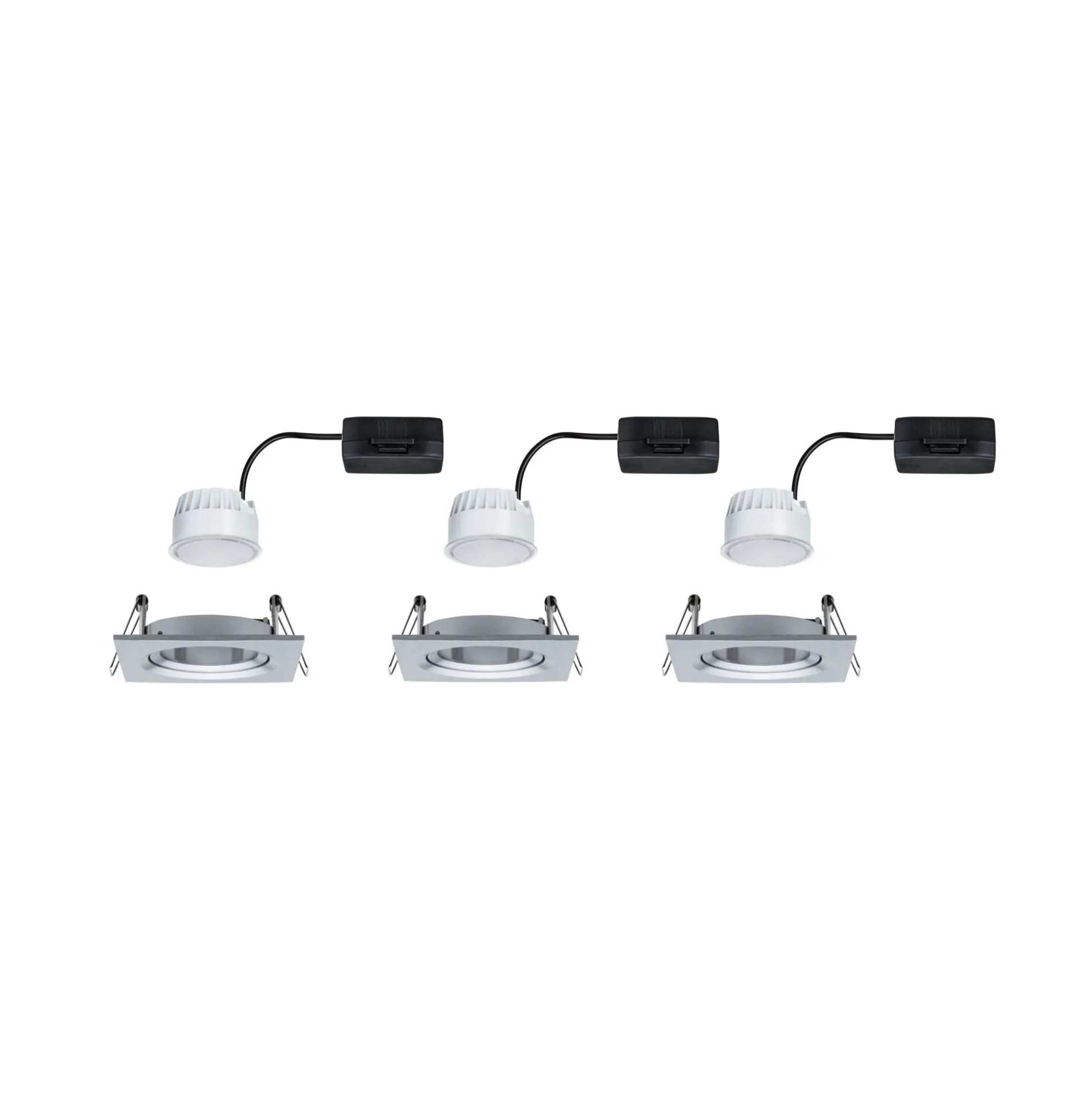 LED Einbauleuchte - Nova 3er-Set schwenkbar