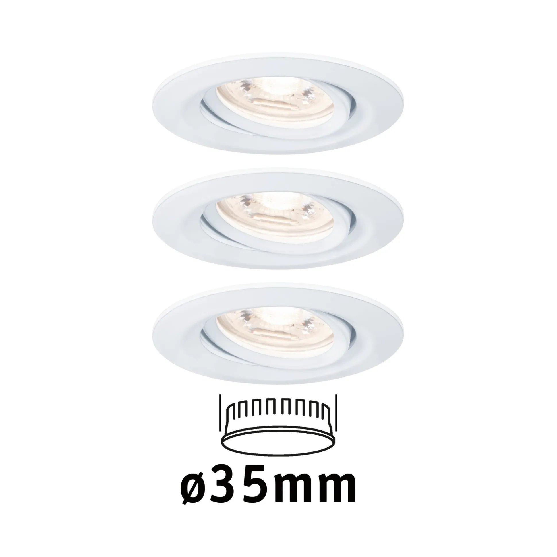 LED Einbauleuchte - Nova Mini Basisset schwenkbar