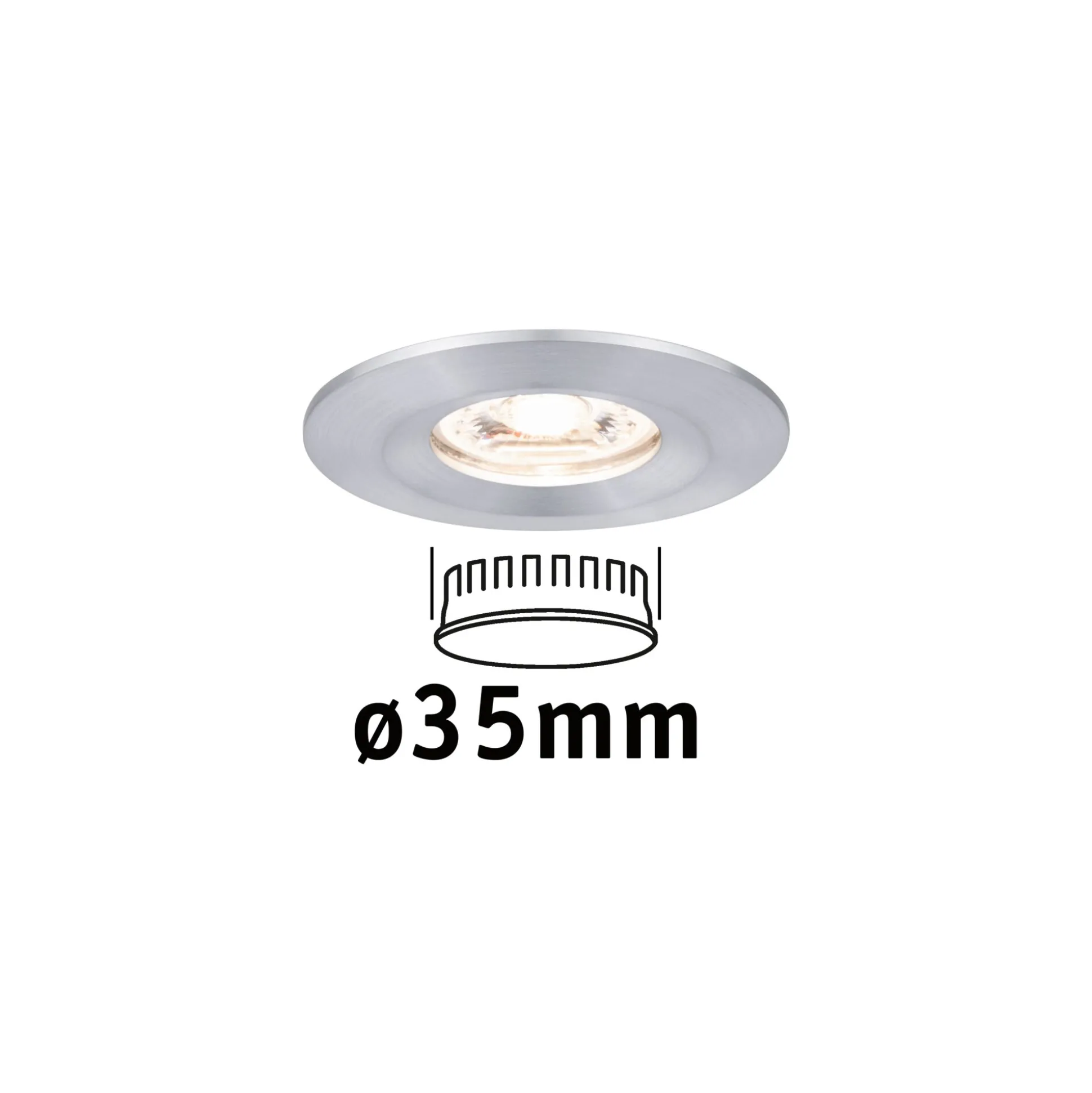LED Einbauleuchte - Nova Mini Einzelleuchte starr