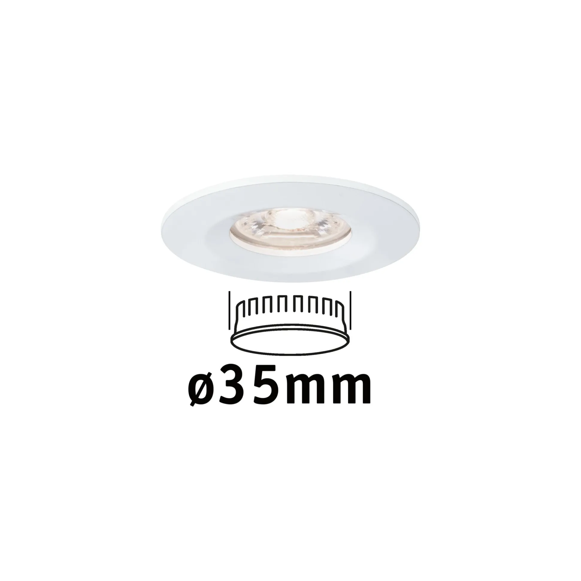 LED Einbauleuchte - Nova Mini Einzelleuchte starr